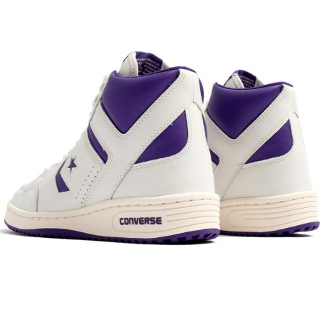 Converse Weapon Mid Vintage White Purple