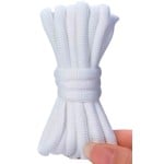 Oval White Shoelaces 140 cm