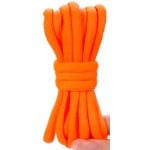 Cordones Ovalados Naranja Fluor 160 cm