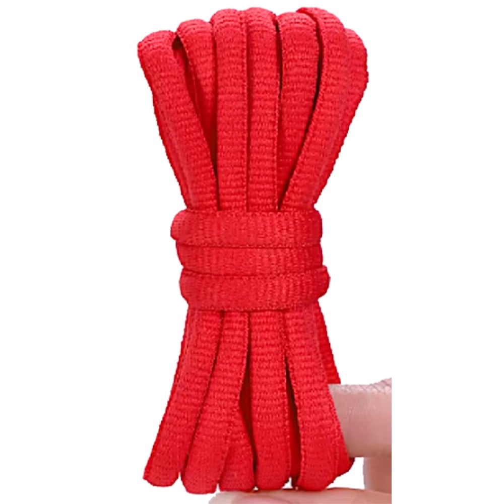 Cordones Ovalados Rojo 160 cm