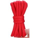 Cordones Ovalados Rojo 160 cm