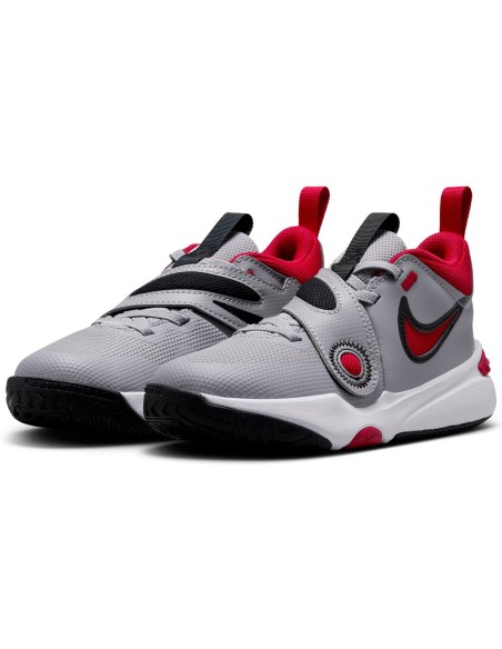 Nike Acquista le scarpe da bambino Team Hustle D 11 Cement Grey |24Segons