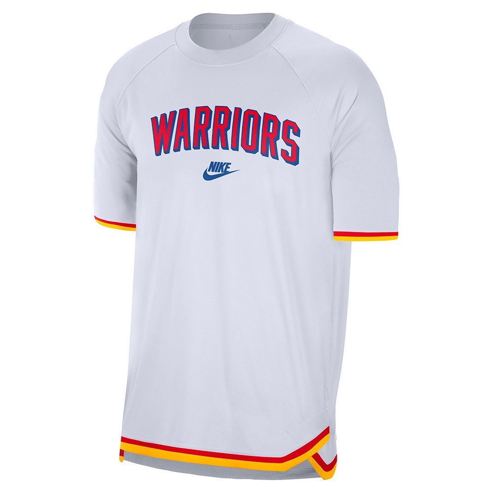 Camiseta Golden State Warriors Hardwood Classics Pregame White