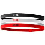 Cintes Cabell Nike Elastic 2.0 Black White Red 3pk