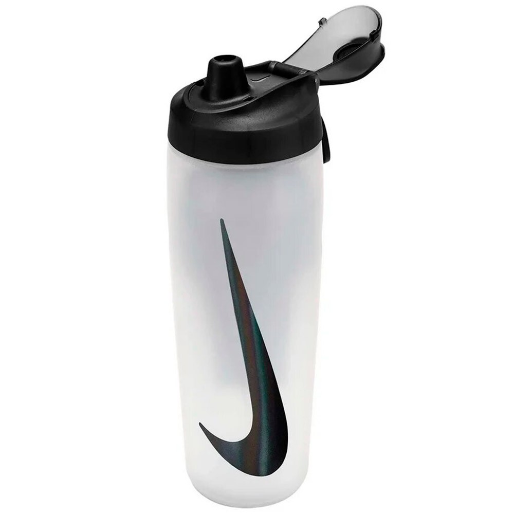 Botella Nike Refuel Locking Lid 24 Oz White