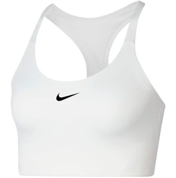 Buy WMNS Medium-Support 1-Piece Pad Sports White Bra | 24Segons