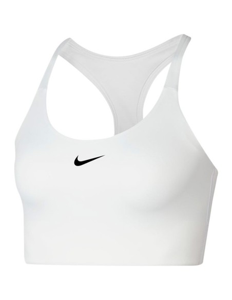 Buy WMNS Medium-Support 1-Piece Pad Sports White Bra | 24Segons