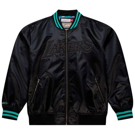 Comprar Chaqueta Los Angeles Lakers Teside Satin Bomber Black|24Segons