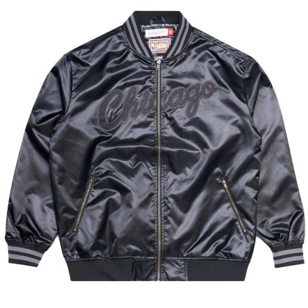 Comprar Chaqueta Chicago Bulls Teside Satin Bomber Black | 24Segons