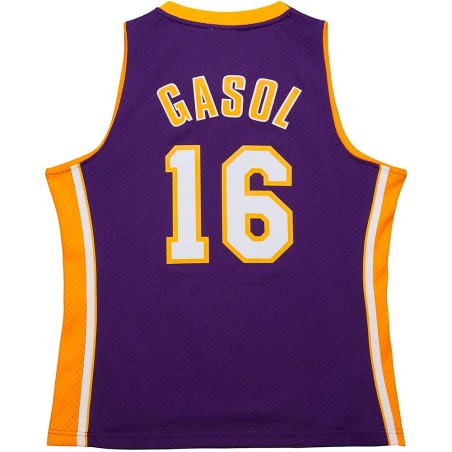 Pau Gasol Los Angeles Lakers 09-10 HWC Purple Swingman