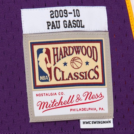 Pau Gasol Los Angeles Lakers 09-10 HWC Purple Swingman