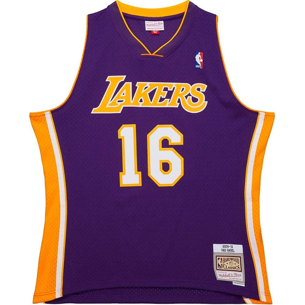 Buy Pau Gasol Los Angeles Lakers 09 10 HWC Purple Swingman 24Segons