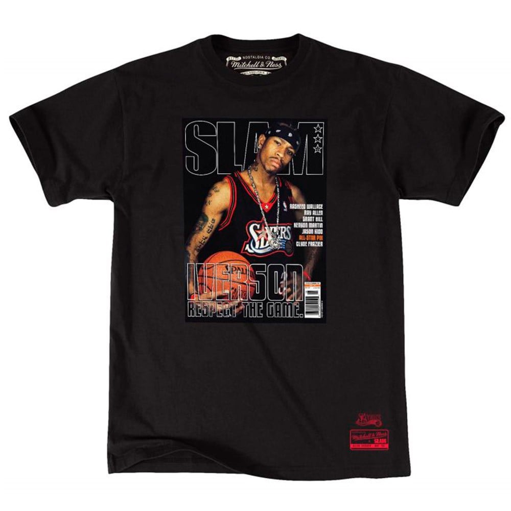 Camiseta Mitchell & Ness SLAM Allen Iverson Black