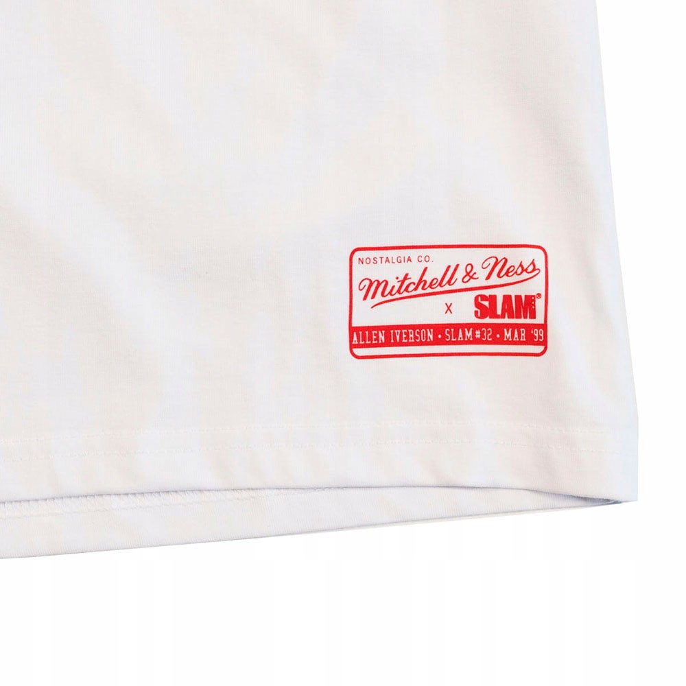 Mitchell & Ness SLAM Allen Iverson White T-Shirt