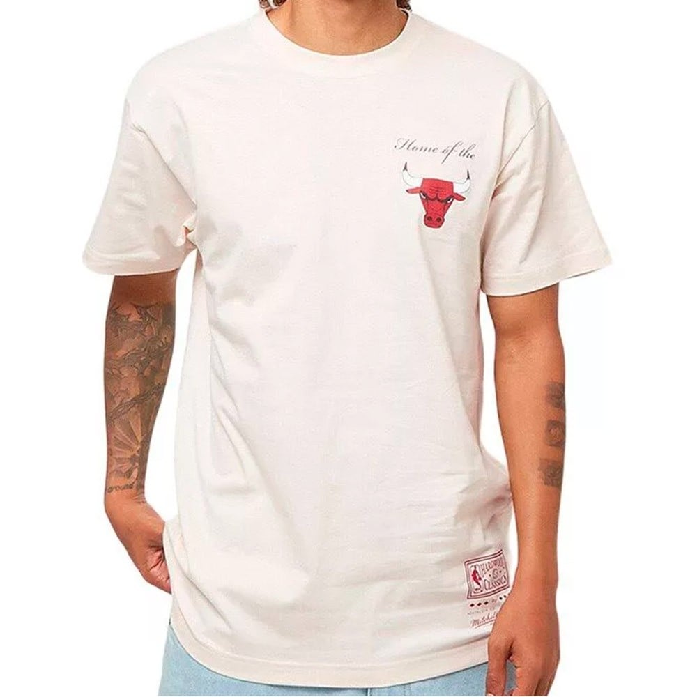 Camiseta Chicago Bulls Post Card White