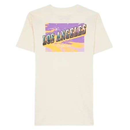 Camiseta Los Angeles Lakers Post Card White