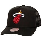 Gorra Miami Heat Logo Monogram Trucker Black