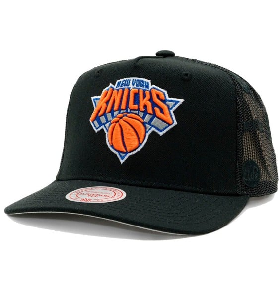 Comprare New York Knicks Logo Monogram Trucker Cap Nero |24Segons