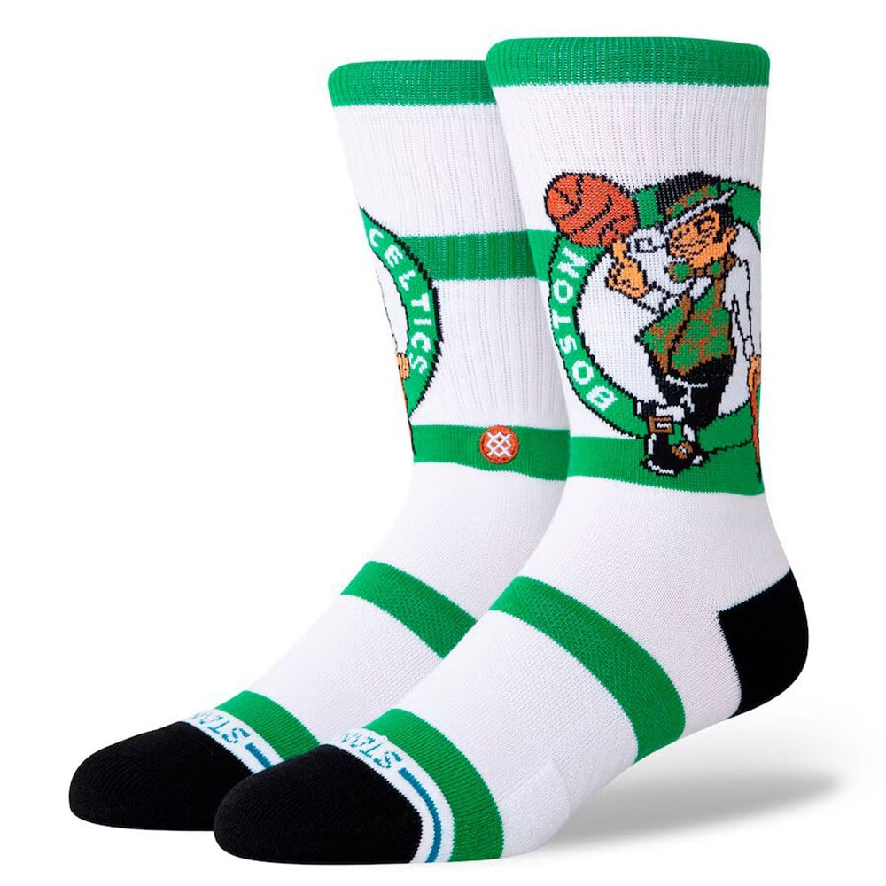 Calcetines Stance Casual Prep Boston Celtics Crew White