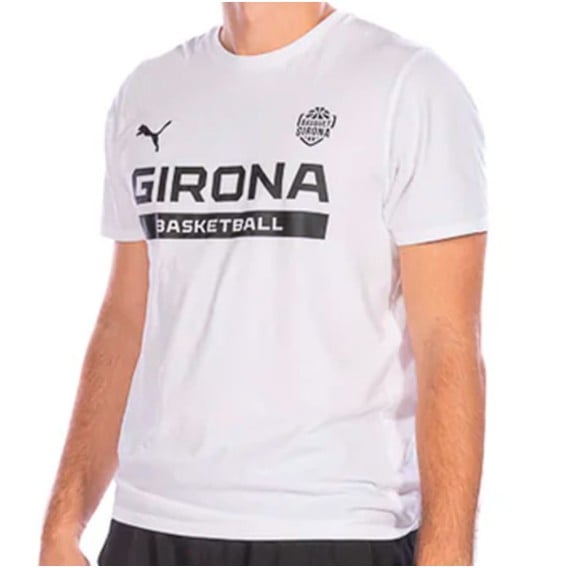 Puma Acquista la T-shirt Bàsquet Girona Team Goal Casual White | 24Segons