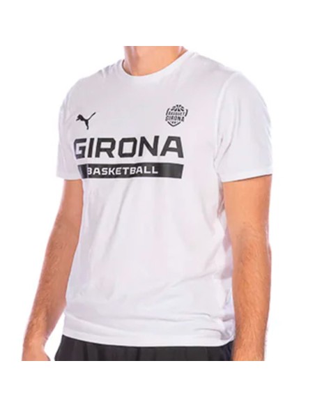 Puma Acquista la T-shirt Bàsquet Girona Team Goal Casual White | 24Segons