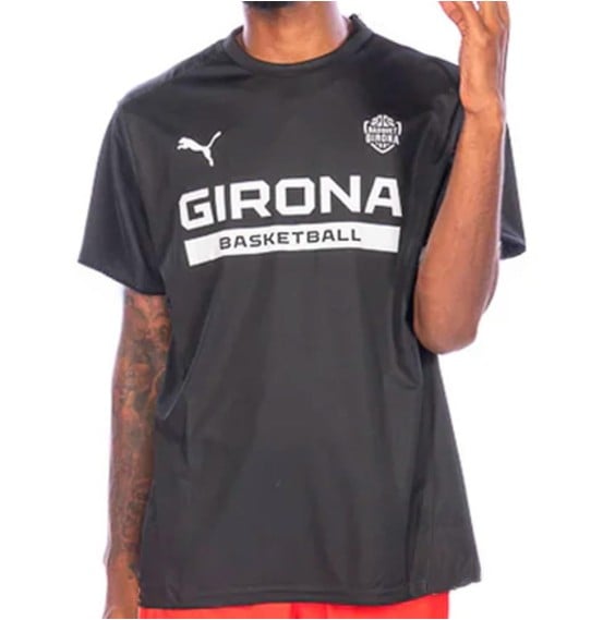 Puma Acquista la T-shirt Bàsquet Girona Team Goal Casual Nero | 24Segons