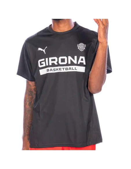 Puma Acheter T-shirt Bàsquet Girona Team Goal Casual Black | 24Segons