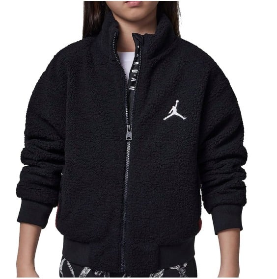 Jordan Acquista la giacca da bambina Jumpman Sherpa Black | 24Segons