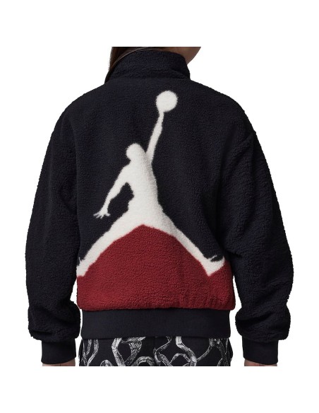 Jordan Acheter Girl's Jacket Jumpman Sherpa Black | 24Segons