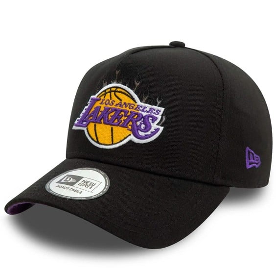 Acquistare Los Angeles Lakers Flame E-Frame 9Forty Black Cap | 24Segons