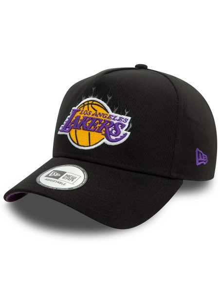 Acquistare Los Angeles Lakers Flame E-Frame 9Forty Black Cap | 24Segons