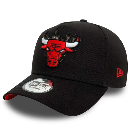 Buy Chicago Bulls Flame E-Frame 9Forty Black Cap | 24Segons