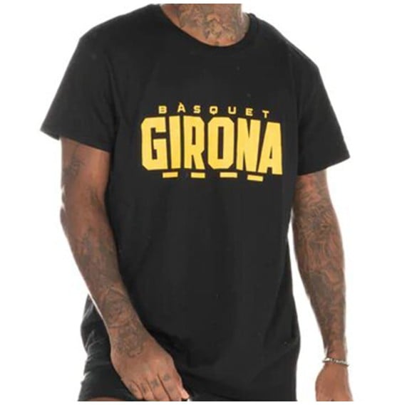 Acheter Girona Junior Basketball T-Shirt Black | 24Segons