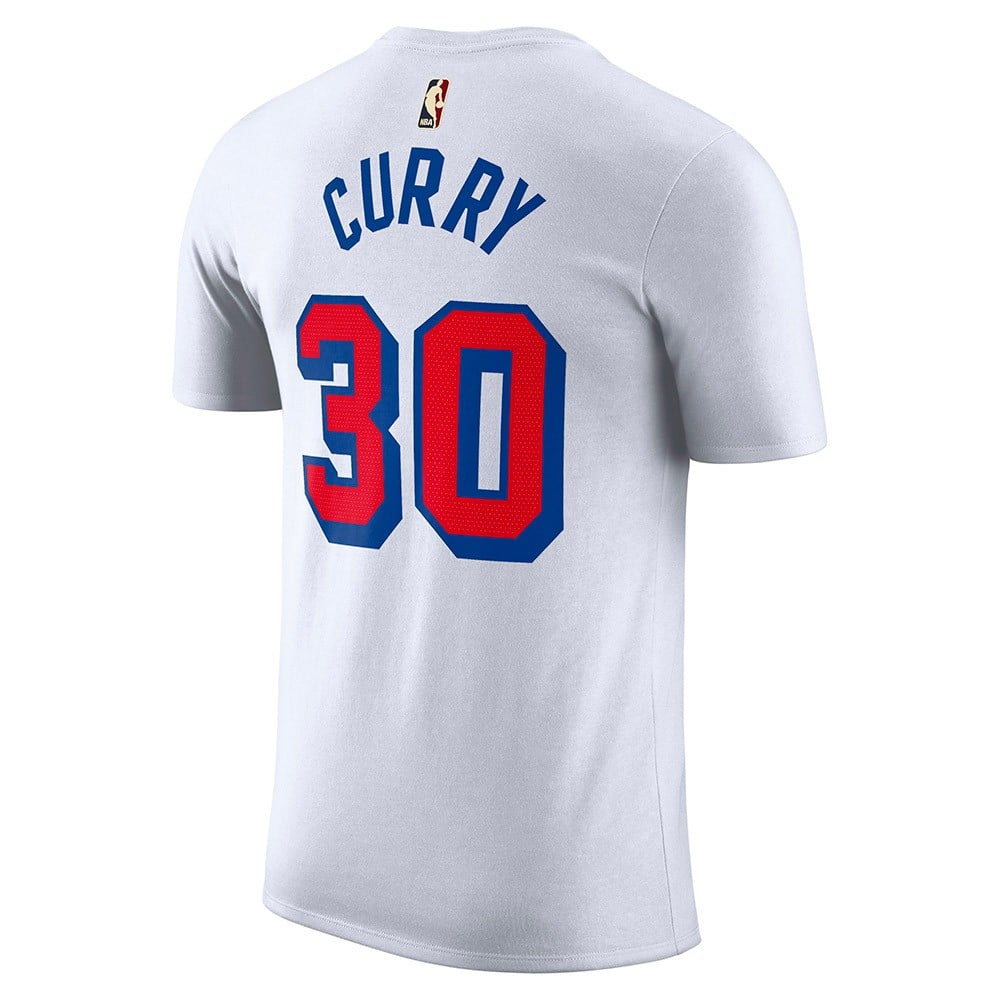 Camiseta Stephen Curry Golden State Warriors Hardwood Classics White