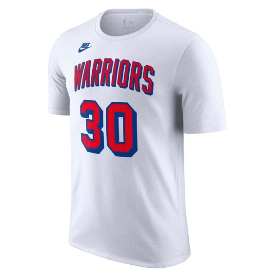 Acquista la T-shirt Curry Warriors Hardwood Classics White |24Segons