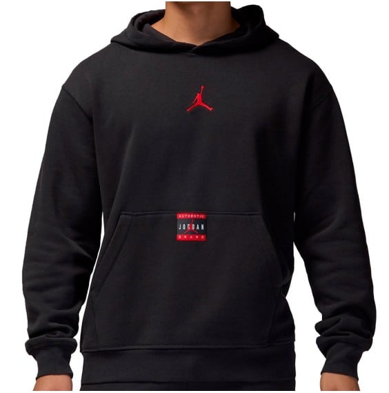 Jordan Acquista Felpa Brooklyn Fleece Nero Rosso | 24Segons