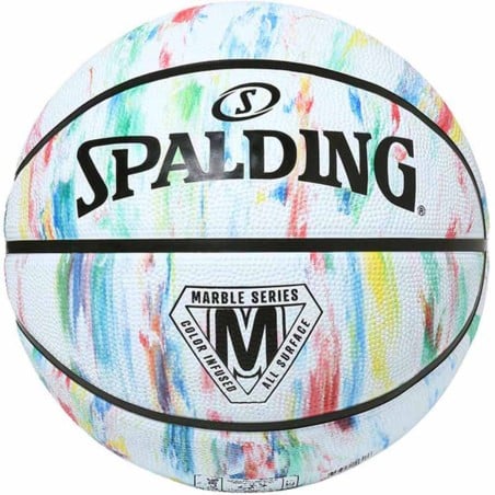 Spalding Marble Series Rainbow Sz5 Rubber Basketball