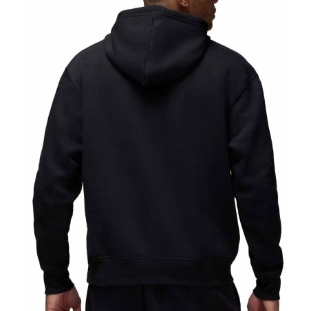 Jordan Essentials Black Gym Red Hoodie