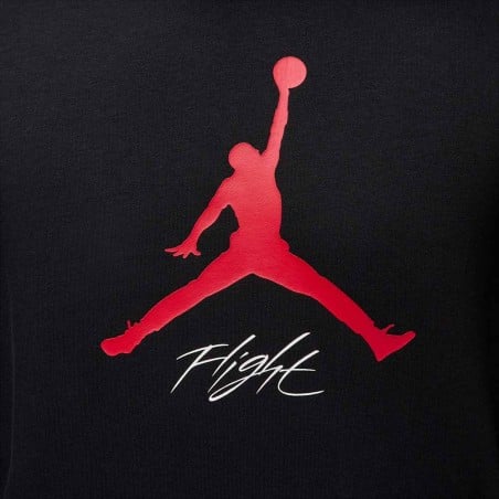 Jordan Essentials Black Gym Red Hoodie