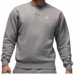 Jordan Brooklyn Fleece Crew-Neck Carbon Heather Hoodie