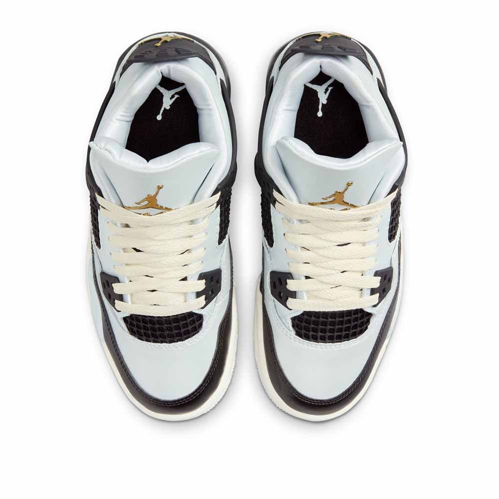 Junior Air Jordan 4 Retro Platinum Gold