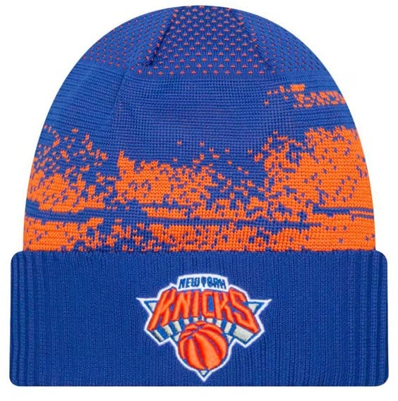 Acquista New York Knicks Tip Off Knit Beanie Blu Arancione| 24Segons