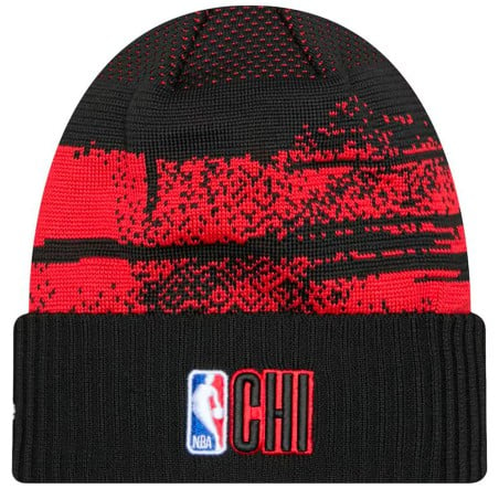 Chicago Bulls Tip Off Knit Black Red Beanie