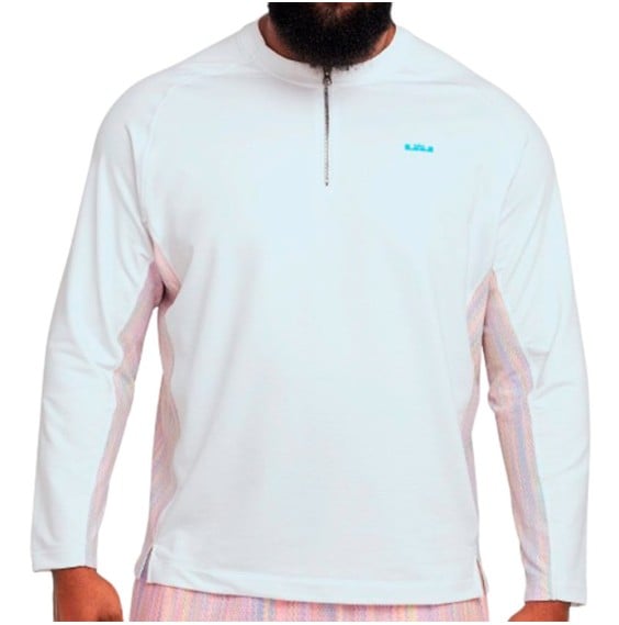 Buy Nike LeBron Dri-FIT 1/4 Zip Summit White Sweatshirt | 24Segons