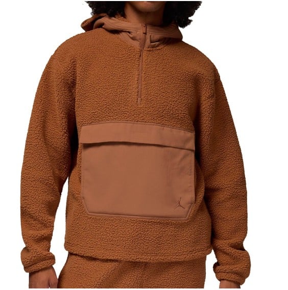 Buy Jordan Flight High-Pile Fleece Archeo Brown Hoodie | 24Segons