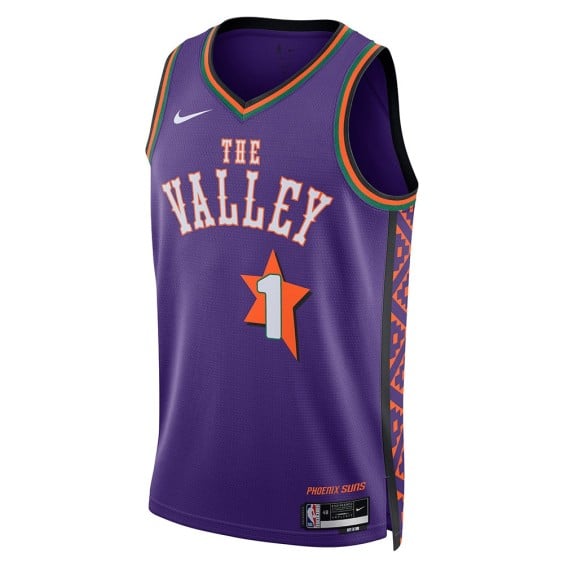 Acquista Junior Booker Phoenix Suns 24-25 City Edition Swingman|24Segoni