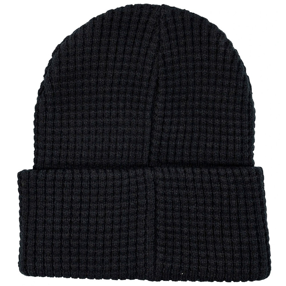 Nike Peak Waffle Knit Black Beanie