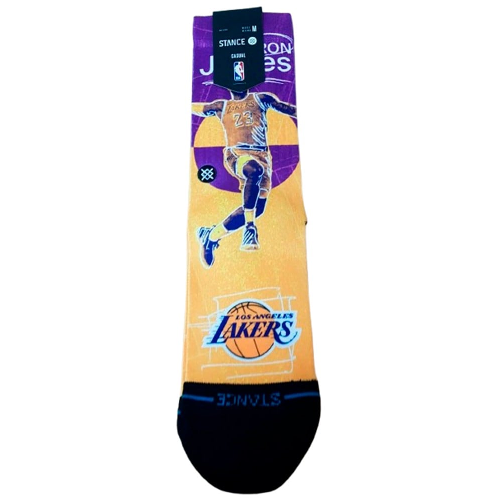 Calcetines Stance Pasted LeBron James Los Angeles Lakers