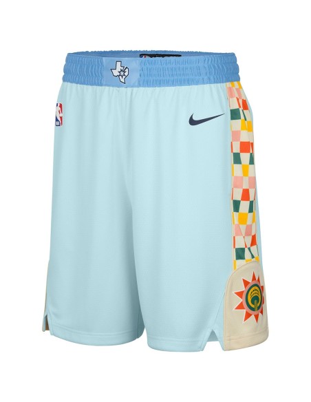 Acquista i pantaloni San Antonio Spurs Junior 24-25 City Edition | 24Segons