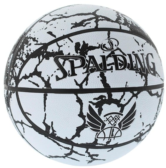 Comprar Balón Spalding Flight Crack White Black Sz.7 | 24Segons